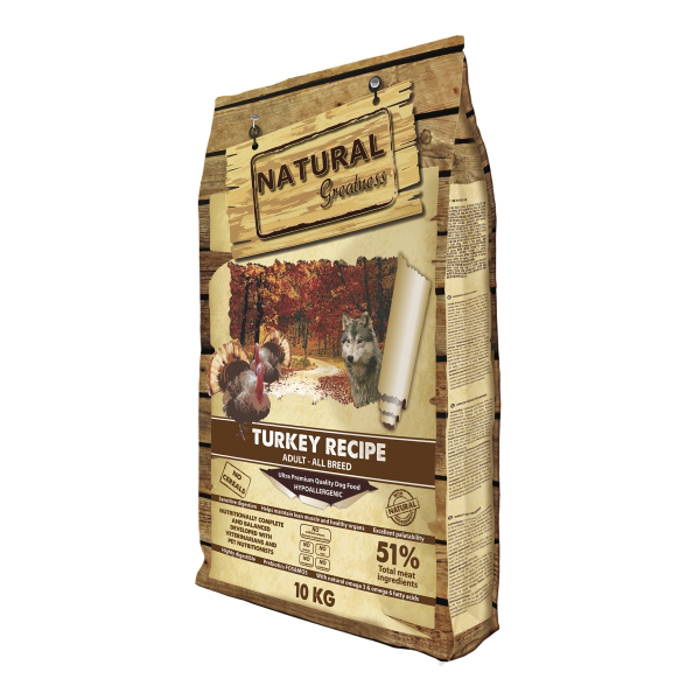 Natural Greatness Xira Trofi Skulou Gran-Free Turkey Adult All Breeds 10kg